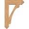 Ekena Millwork Legacy Arts and Crafts Smooth Bracket w/ Offset Brace, Western Red Cedar, 7 1/2"W x 26"D x 38"H BKT0806X26X38LEC03SWR - alternate 2